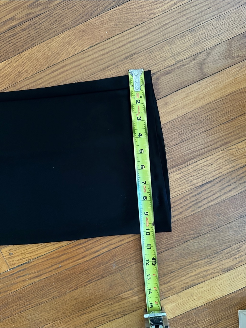 St. John Caviar Black Satin Pants - Picture 9 of 11